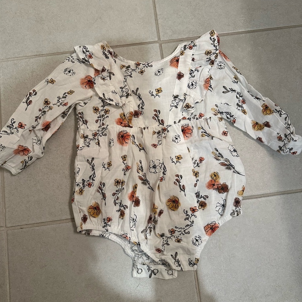 Floral Baby Romper